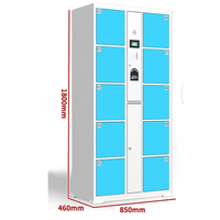 Casier intelligent pour colis express avec reconnaissance faciale intelligente, armoire de stockage, casier à colis intelligent, armoire de station de livraison express