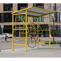 Abri de vélo en métal, vente chaude, support Vertical en métal facile à installer, abri de vélo de stationnement