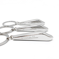 Porte-clés de camion en alliage de zinc et acier inoxydable 3D lisse, imprimé numériquement en couleur personnalisée, promotionnel et réglable