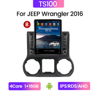 MEKEDE 2 Din Auto-Elektronik für JEEP WRANGLER 2011-2016 Autoradio Navigation Stereo Android Tesla-Bildschirm BT 1024*768 Auto-Video