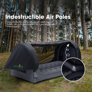 Inflatable Lều Air Rod thoải mái mật độ cao bọt Nệm cắm trại bị đánh cắp chất liệu với hướng dẫn sử dụng máy bơm - Product Image 6