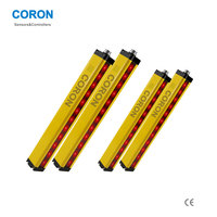 24V infrarouge GBE sécurité rideau lumineux NPN PNP zone lumineuse barrière capteur optique 10mm 25mm 40mm Protection Communication optique