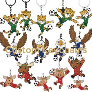 Llaveros de Metal con Logotipo Personalizado del Fabricante, Copa Mundial de Fútbol, Esmalte, Club, Equipo, Recuerdo de Estados Unidos, Canadá, México, Accesorios para Fanáticos - Product Image 2