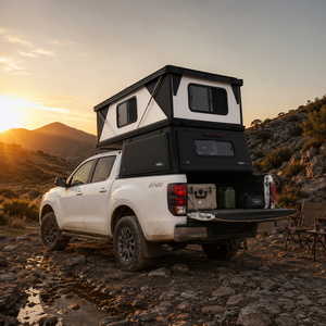 4x4 Aluminium Integrated <b>Canopy</b> with Hard up <b>Tent</b> for Pickup Navara BT50 - Product Image 1