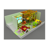 Équipement de terrain de jeu intérieur de petite taille, sur mesure, thème personnalisé, jeux doux pour tout-petits, certifié CE, norme ASTM, parc d'attractions