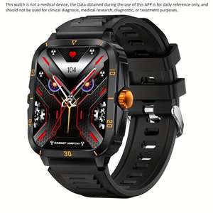3ATM Deep Waterproof Smart <b>Watch</b> KT71 Outdoor Sport Fitness Tracking Smart Bracelet 430mAh Big Battery Capacity Smartwatch V71 - Product Image 2