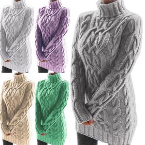 Nuovo Abito Autunno Inverno in Cotone Naturale Traspirante, Vestibilità Ampia, Maniche Lunghe, Spesso, per Donna - Product Image 1