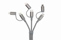 Tête de charge Type-C en gros GaN 65W, adaptateur transfrontalier 3-en-1 normes US et EU