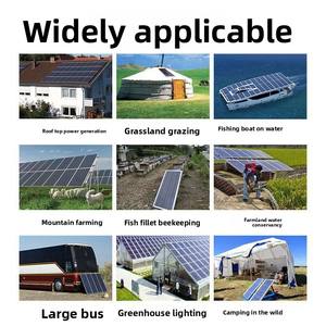 Pannello Solare Fotovoltaico da 720W per Ricarica ad Alta Potenza Connessa alla Rete per Uso Domestico e Marino, Monofacciale - Product Image 2