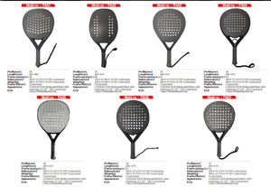 Raqueta de Pádel de Carbono KingQ 3K 12K 18K de Alto Rendimiento para Tenis Playa, Acabado Brillante/Mate, Suministro Directo de Fábrica - Product Image 5