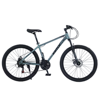 Vélo de montagne en acier le moins cher 24 26 27,5 29 pouces, cadre en acier, roue en alliage de magnésium, Bicicleta, frein à disque, 21 vitesses, vélo de montagne pour hommes