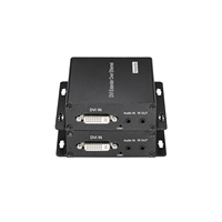 Extensor DVI de alta calidad con extensor KVM RX TX 200M DVI sobre extensor Ethernet Cat5e Cat6