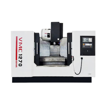 Centre d'usinage vertical robuste VMC1270 à commande GSK, 3 axes, BT40, 24 outils, automatique
