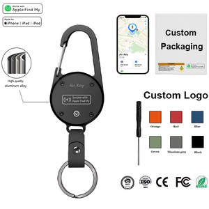 Nouvelle breloque multifonctionnelle en métal pour clés de voiture, mousqueton en aluminium avec verrouillage sécurisé pour Apple Find My - Product Image 1