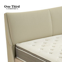 Cadre de lit King Size pliable Meubles de chambre à lits jumeaux de luxe Lits en bois