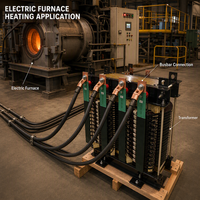 Transformateur de chauffage pour four électrique, monophasé, sec, à enroulement en cuivre, abaisseur de tension, pour four industriel