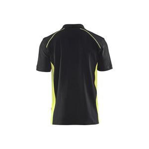 BLAKLADER - 332410509933L Polo Noir/Jaune-EAN 7330509603444 TRAVAIL T-SHIRTS ET POLO - Product Image 2
