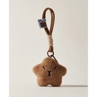 Porte-clés pendentif étoile mignon en peluche, doux, léger, fait main, breloque de sac, accessoire de décoration suspendu, article cadeau pour la vente en gros