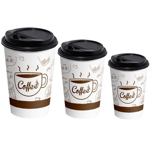Brown Kraft Paper Hot Coffee Cups