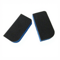 Éponge en EVA pour application de revêtement céramique automobile, tampon applicateur composite, éponge pour peinture automobile, éponge pour revêtement cristallin
