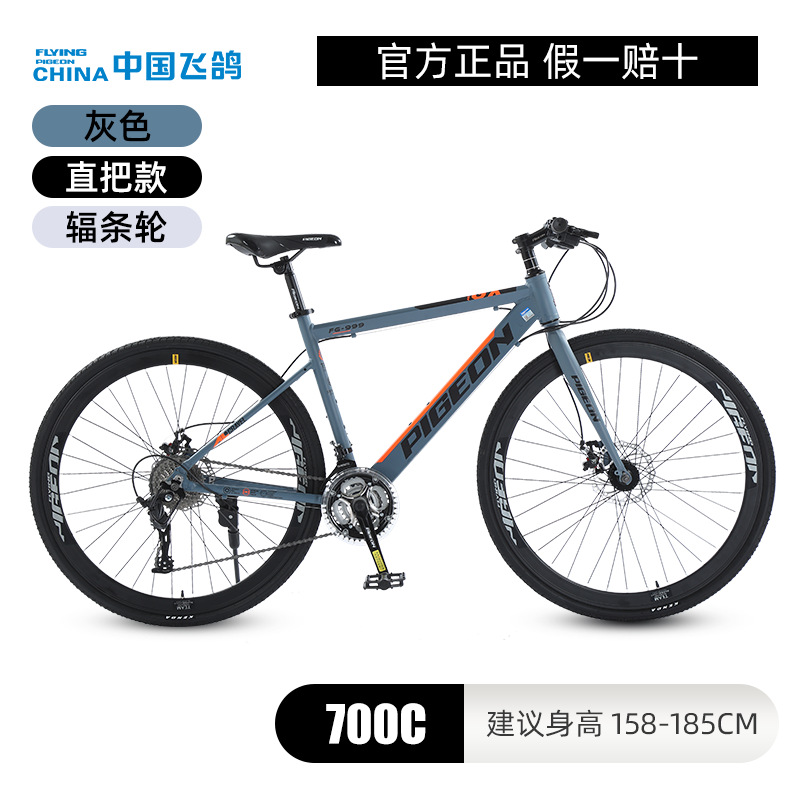 directly mounted spoke wheel-gray