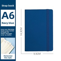 X515-2 Agendas en cuir écologique de haute qualité avec logo personnalisable, formats A5/A6, papier professionnel, impression sérigraphique personnalisée pour entreprises