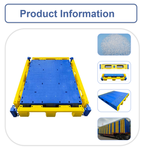 Plataforma Plástica Fechada para Água e Bebidas, Variedade de Cores Recicláveis, 3-Runner, 1250mmx2000mmx150mm - Product Image 6