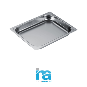 ถาดอบสแตนเลส GN 1/2 32.5 × 26.5 × 4 ชม. ซม., 580 กรัม, ฐานแบน Inox Inox Macel - Product Image 4