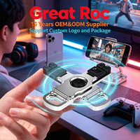 Support de téléphone pivotant à 360 degrés, pliable, en alliage de zinc, ultracompact, porte-clés portable, tablette, téléphone intelligent
