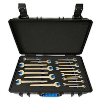 Ensemble d'outils anti-explosion et anti-étincelles en acier au carbone Oak Brand, 38 pièces, clés et pinces de qualité industrielle, fabriqués à la main, avec mallette rigide, OEM, garantie 2 ans