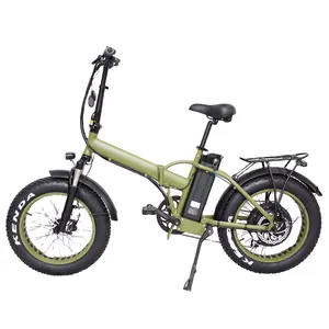 Hot seller 20inch 48V 1000w beach snow fat tire ebike folding electric bicycle bike