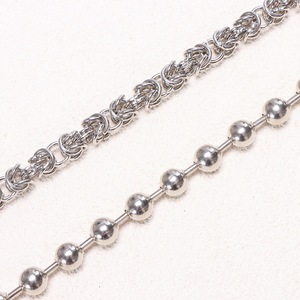 Cadena de cintura de doble capa con cuentas redondas de aleación de zinc para hombre, estilo hip hop, accesorio de uso diario. - Product Image 4