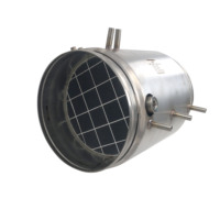 Nuovo Sistema di Purificazione Gas di Scarico Filtro Antiparticolato Diesel DPF Solo per Manutenzione in Acciaio Inox 441