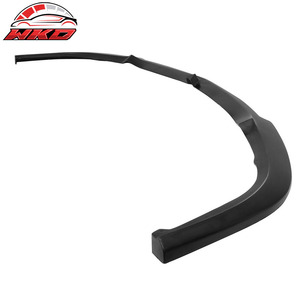 เหมาะสำหรับ Mazda 3 Mazdaspeed Hatchback ปี 2010-2013 สปอร์ตสไตล์ ลิ้นกันชนหน้า สีดำดิบ - Product Image 4