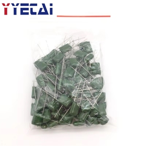 ระยะห่างระหว่างกัน <span class=keywords><strong>2A104J</strong></span> 100V 0.1UF 100NF ตัวเก็บประจุโพลีเอสเตอร์ IC ส่วนประกอบอิเล็กทรอนิกส์สำหรับอาร์ดูโน่ ดีไอวาย(100 ชิ้น/ล็อต) - Product Image 3