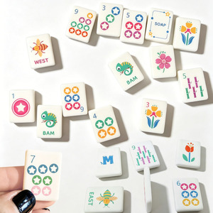 Juego de Mahjong de Lujo Estilo Occidental, Ecológico y con Certificaciones Internacionales, para la Familia - Product Image 1
