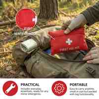 Trousse de premiers secours Baiyuheng pour le camping, la randonnée et les activités de plein air, conforme à la norme ANSI