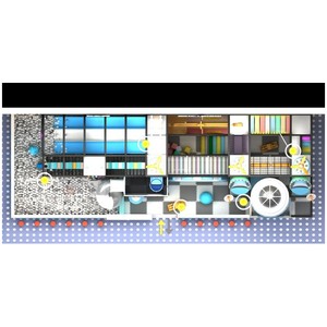 Không gian chủ đề trẻ em chơi khu vực thương mại mềm chơi bóng hố trượt trẻ em trong nhà sân chơi - Product Image 2