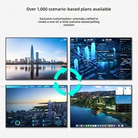 Controlador de Video 8 en 1, 16 Entradas, 1920*1080, 60Hz, Controlador de Empalme Integrado, Compatible con Control por Aplicación y RS232