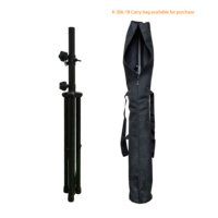 Trépied de studio luxueux CNBear K-375B, capacité 50 kg, flexible, améliore la projection sonore, pour artistes, 6,14 pieds, noir