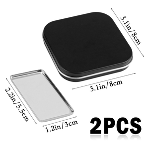Plastic Makeup <b>Compact</b> <b>Powder</b> Case with Two-Sided Mirror for Puff Customized Color Wholesale - Product Image 2