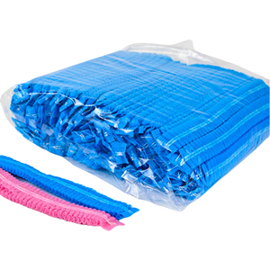 Topi Bedah Sekali Pakai Nonwoven Deteksi Radiasi 100 Pcs untuk Perawat Wanita dan Dokter - Product Image 1