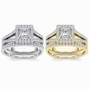 Classic Square Geometric Ring <b>for</b> Women's <b>Wedding</b> Party Jewelry - Product Image 1