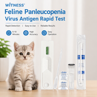 Test rapide d'antigène du virus de la panleucopénie féline (FPV) pour échantillons fécaux de chat
