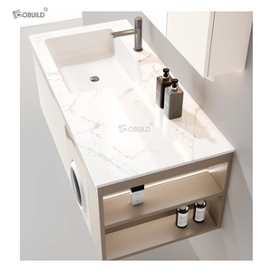 Armoire moderne en bois résistant à l'eau Offre Spéciale miroir mural LED pour salle de bain pour hôtel ou appartement-pour lavabo - Product Image 2