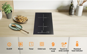 Bếp từ hai vùng nấu thiết kế mới có chứng nhận CE CB - Product Image 3