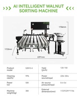 3a Grade Chinese Voedsel Gedroogde Fruitzak Verpakking Pinda Pit Walnoten Pitten Sorteermachine Vorm Kleur Sorteerder 99.99%