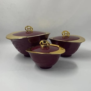Deluxe Africano 3 Pz/set 0.6L + 1.2L + 2.5L ABS Isolati Casseruola Termo Piatto Caldo Scaldabiberon Contenitore Set - Product Image 2