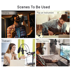 Nuevo Estilo <span class=keywords><strong>2021</strong></span> Micrófono de Solapa Lavalier con Auriculares para <span class=keywords><strong>Xbox</strong></span>, Micrófono de Condensador para Karaoke KTV y Voz - Product Image 5