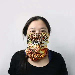 Customized Reusable Face cover Neck Gaiter Bandana for Dust Headband Magic Scarf Head Wrap